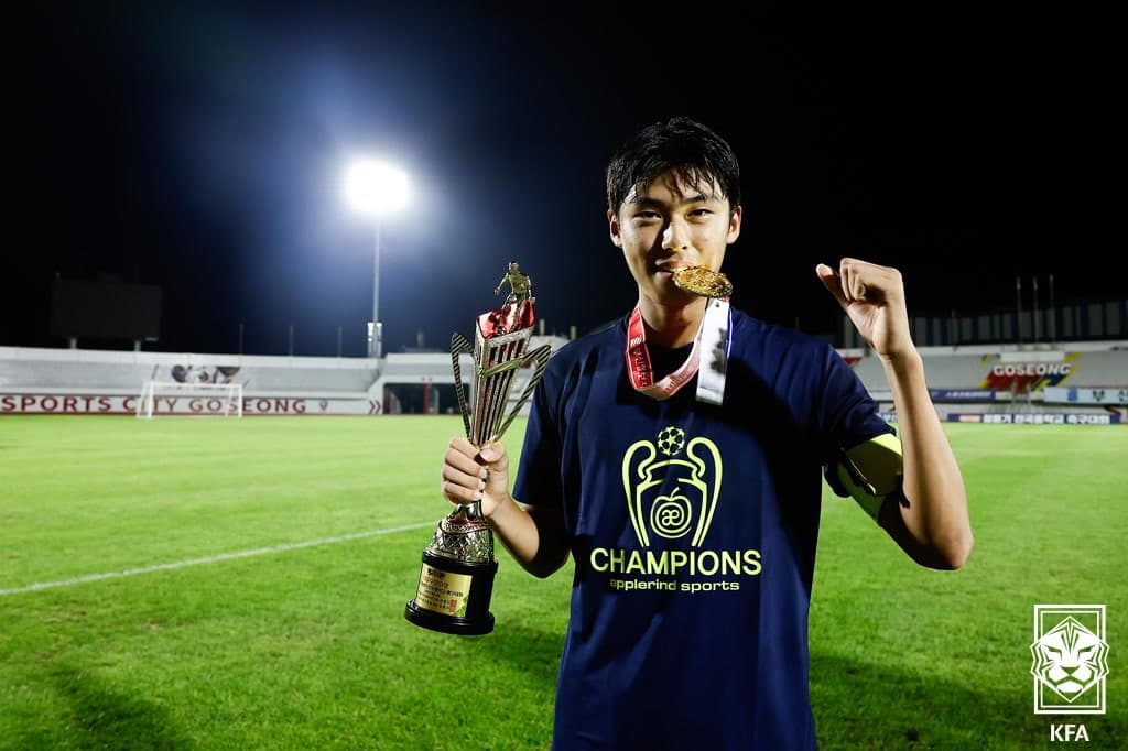 청룡기 MVP 석지환 “용인FC 선수 거쳐 김민재처럼 되겠다”