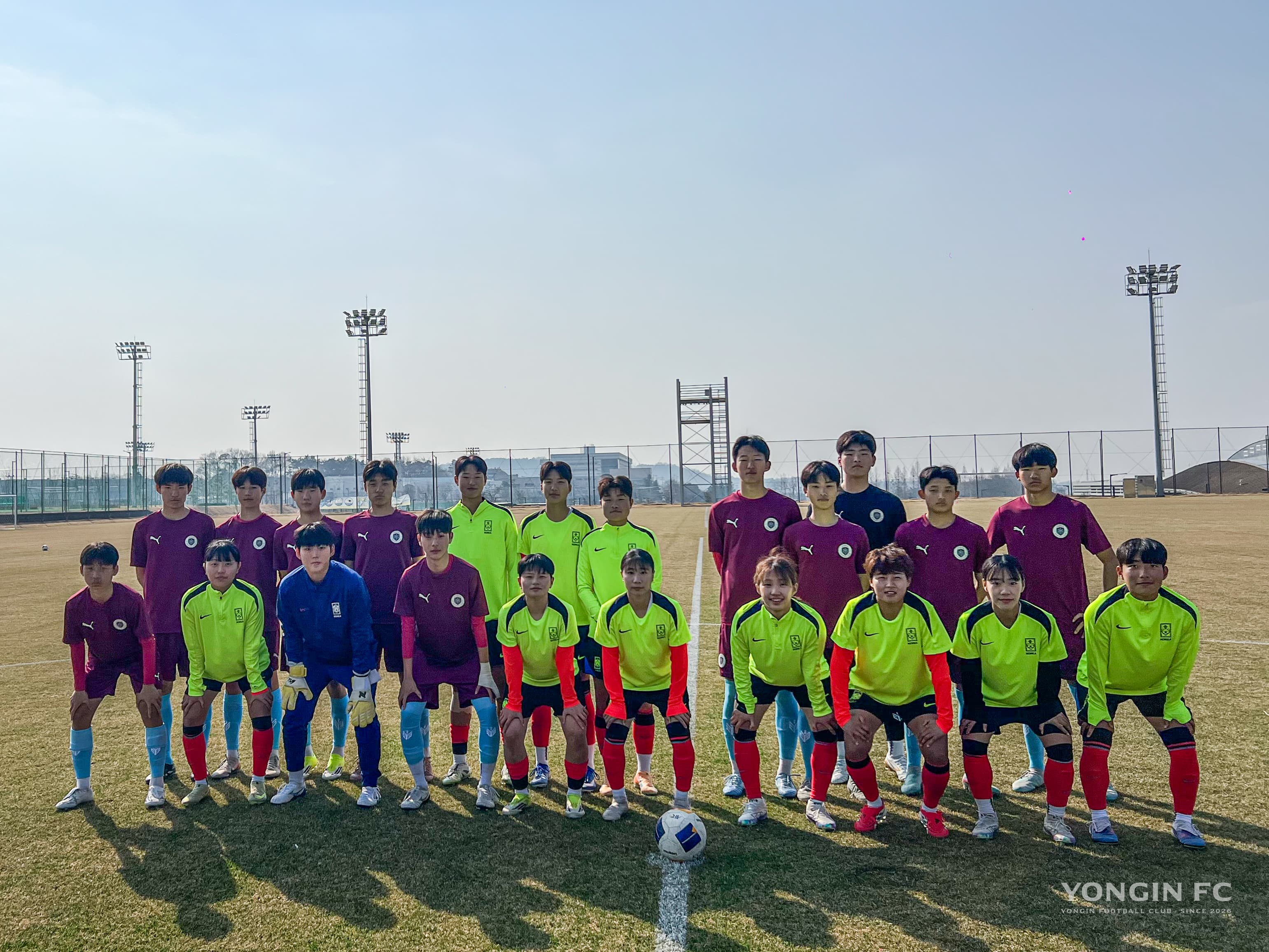 용인FC U15, 여자 U-20 대표팀과 뜻깊은 연습경기 … 유소년 성장의 값진 발판 마련